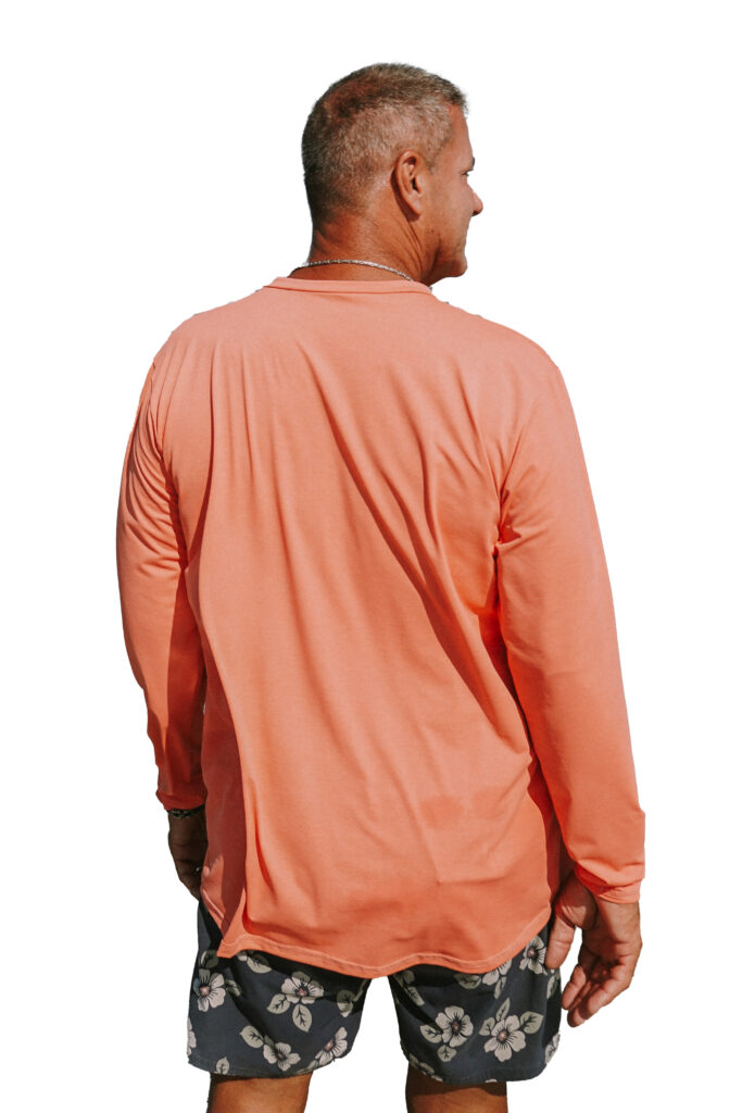 Mens Long Sleeve Light Weight Tee | UPF+