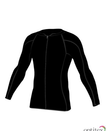 Mens Long Sleeve 2MM Front Zip Wetsuit Jacket
